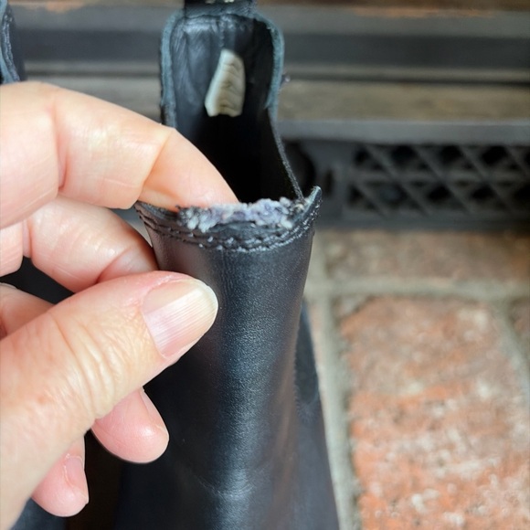 Blundstone High Heeled Boots Black Leather Chelsea Ankle Pull On US 8 UK 5 - Picture 10 of 10